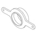 KOHLER K-1507372 Outlet Bracket - Cast Iron, Urinal