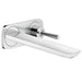 hansgrohe 15085001 Pura Vida 1.2 GPM Wall Mounted Bathroom Faucet with Eco Right and Quick Clean Technologies - Less Rough-in Valve and Drain Assembly in Chrome