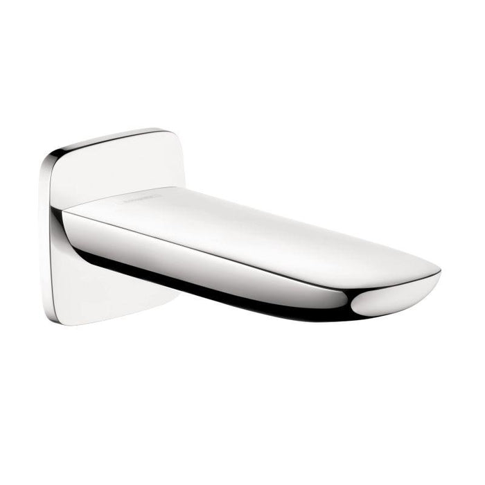 hansgrohe 15412001 Pura Vida Tub Spout Wall Mounted Non Diverter in Chrome