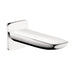 hansgrohe 15412001 Pura Vida Tub Spout Wall Mounted Non Diverter in Chrome