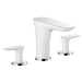 hansgrohe 15440401 Pura Vida Roman Tub Filler Faucet Non Diverter with Metal Lever Handles Less Valve in Chrome/White