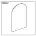 KOHLER K-1563967 Arch Good 20" x 36" Door Assembly