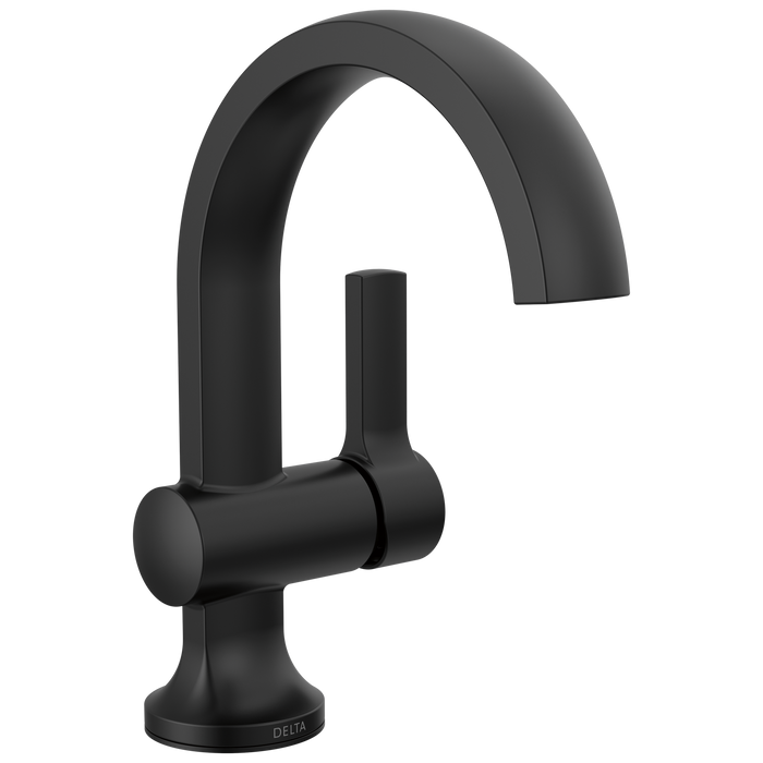 Delta Albion 15855LF Single Handle Bathroom Faucet - Matte Black