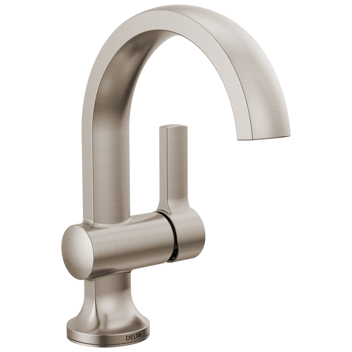Delta Albion 15855LF Single Handle Bathroom Faucet - Spotshield Brushed Nickel
