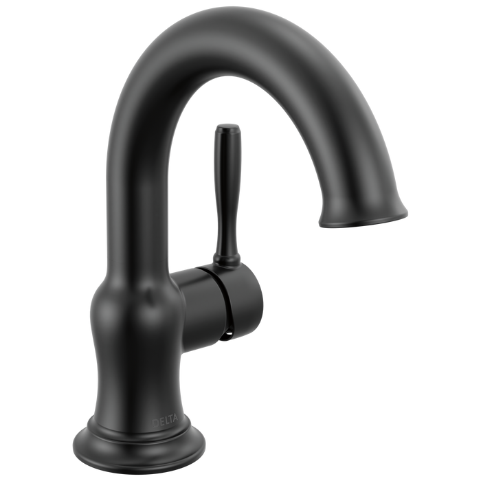 Delta Roe 15985LF Single Handle Bathroom Faucet - Matte Black