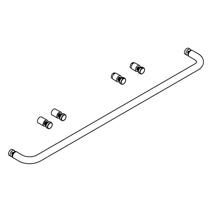 KOHLER K-1599686-01 Towel Bar 27" And Knob Kit