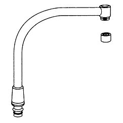 Moen 16264 High Arch Spout For 8940, 8796 & 8799