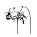 AXOR 16540001 Montreux Roman Tub Filler Faucet Wall Mounted with Diverter Metal Cross Handles and 2.5 GPM Single Function Hand Shower Less Valve in Chrome