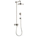 AXOR 16570831 Montreux Showerpipe Shower System with 63" Hose Handshower Holder Shower Head and Handshower in Polished Nickel