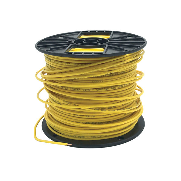 Wal-rich Corporation 1842500 Yellow Tracer Wire (14 Gauge) 500'