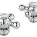 Grohe 18733 Geneva 2 3/8 Inch Cross Handles with StarLight Technology