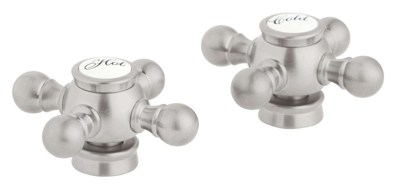 Grohe 18733 Geneva 2 3/8 Inch Cross Handles with StarLight Technology