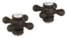 Grohe 18733 Geneva 2 3/8 Inch Cross Handles with StarLight Technology