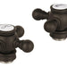 Grohe 18733 Geneva 2 3/8 Inch Cross Handles with StarLight Technology