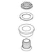 KOHLER K-18759 Spud Assembly, 1 1/4"
