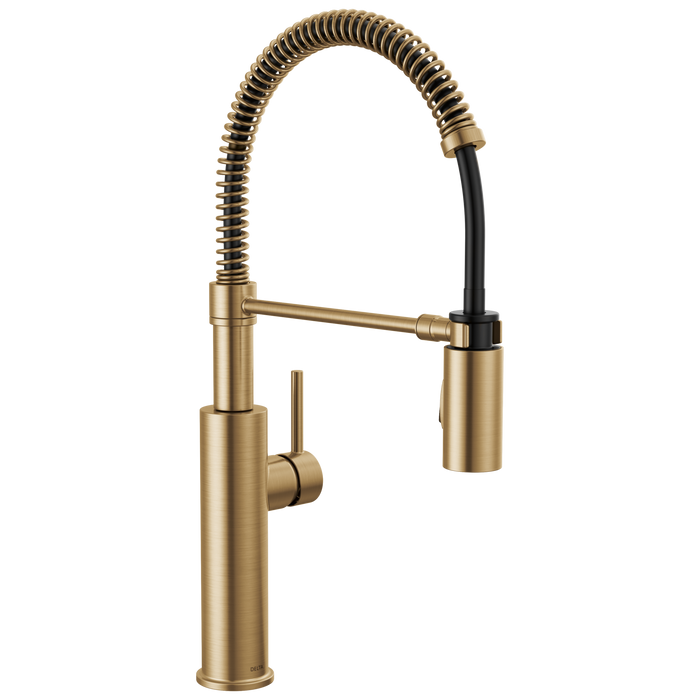 Single-Handle Pull-Down Spring Kitchen Faucet