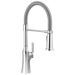 Single Handle Pull-Down Kitchen Faucet With Spring Spout