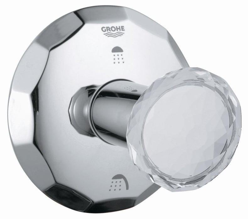 Grohe 19271 Kensington 4 1/4 Inch Three Way Diverter with Round Corona Handle