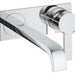 Grohe 1938700A Allure 8 5/8 Inch Single Handle Wall Mount M Size Bathroom Faucet