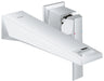 Grohe 1978400A Allure Brilliant 8 1/4 Inch Single Handle Wall Mount Bathroom Faucet