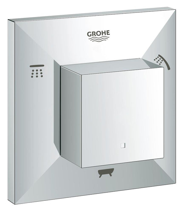 Grohe 19799000 Allure Brilliant 4 Inch Five Port Diverter Trim in Chrome