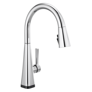 Delta Lenta: Single-Handle Pull-Down Kitchen Faucet with Touch2O Technology