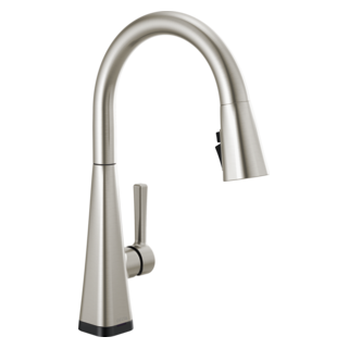 Delta Lenta: Single-Handle Pull-Down Kitchen Faucet with Touch2O Technology