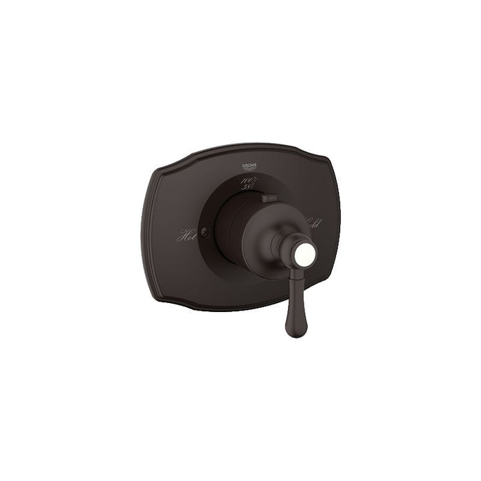 Grohe 19839 Grohtherm 2000 Authentic 7 1/2 Inch Custom Shower Thermostatic Trim with Control Module