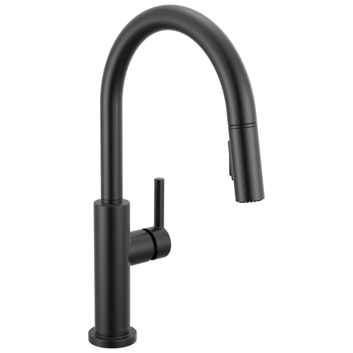 Delta Nicoli 19867LF Single Handle Pull-Down Kitchen Faucet - Matte Black