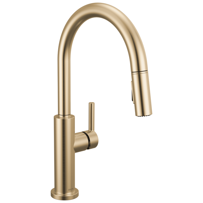 Delta Nicoli 19867LF Single Handle Pull-Down Kitchen Faucet - Champagne Bronze