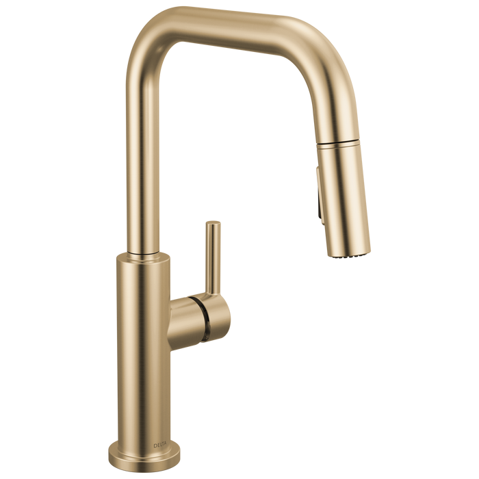 Delta Nicoli 19868LF Single Handle Pull-Down Kitchen Faucet - Champagne Bronze