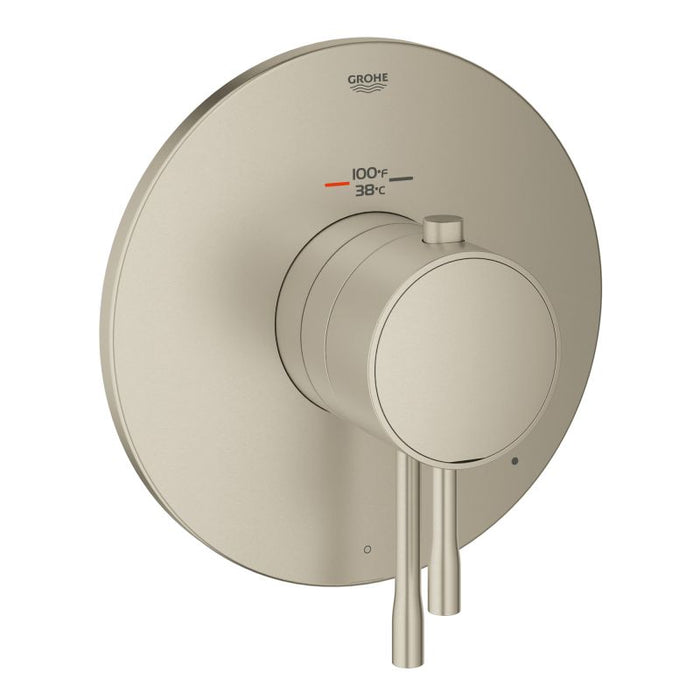 Grohe 19987 Essence Thermostatic Valve Trim with Integrated Volume Control and Turbo Stat Technology - Less Valve