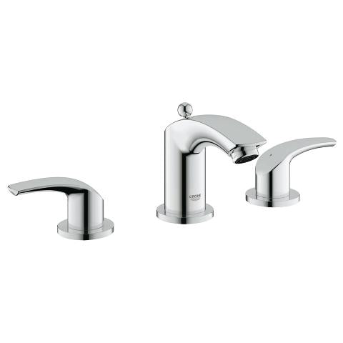 Grohe 20294 Eurosmart 8 Inch Widespread Two-Handle Bathroom Faucet