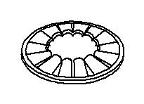 KOHLER K-20776 Washer, Lock, .87 X 1.75 X .155