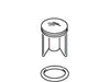 KOHLER K-21318 Tub Drain Stopper