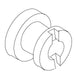 KOHLER K-22211 Disc Holder, Cold