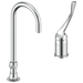 Delta 24T2673 Single Control Mixing Faucet with Gooseneck Spout - Less Pop-Up
