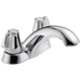 Delta 2500LF Classic Two Handle Centerset Lavatory Faucet