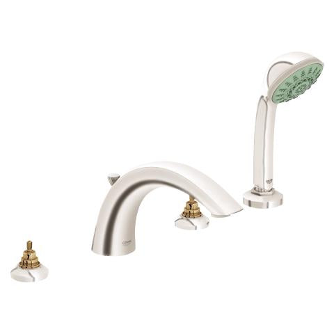 Grohe 25072 Arden Four-Hole Roman Bathtub Faucet with Handshower