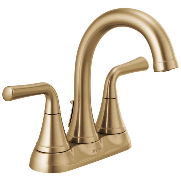Delta Kayra 2533LF Two Handle Centerset Bathroom Faucet - Champagne Bronze