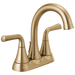 Delta Kayra 2533LF Two Handle Centerset Bathroom Faucet - Champagne Bronze