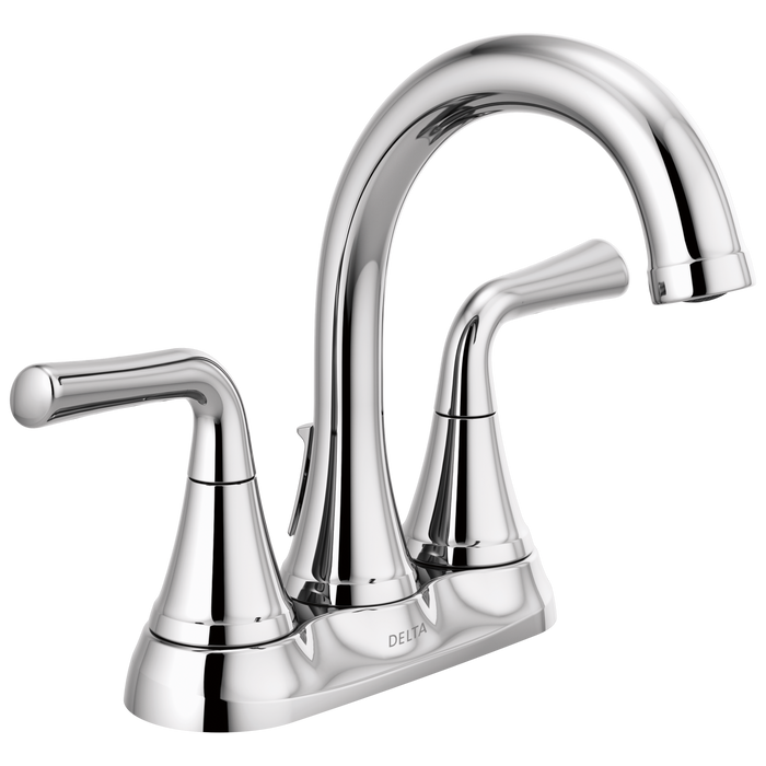 Delta Kayra 2533LF Two Handle Centerset Bathroom Faucet - Chrome