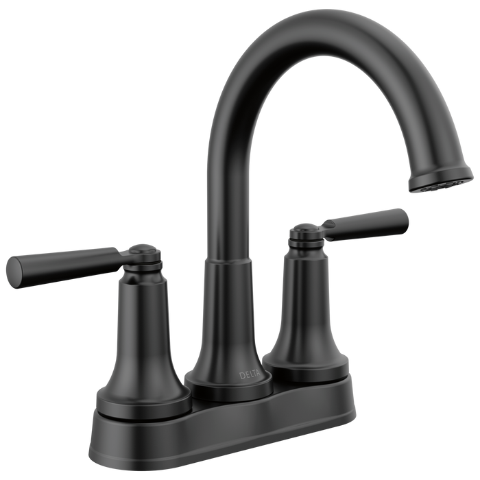 Delta Saylor 2535 Two Handle Centerset Bathroom Faucet - Matte Black