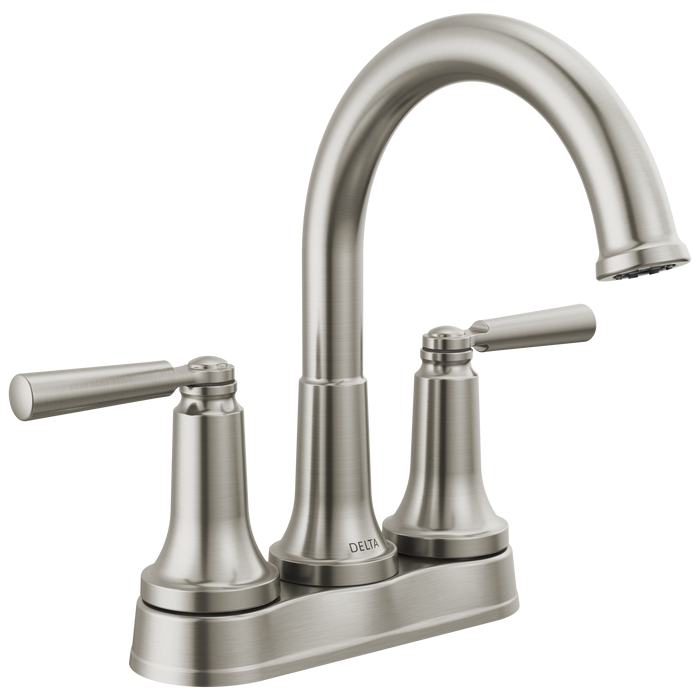 Delta Saylor 2535 Two Handle Centerset Bathroom Faucet - Stainless