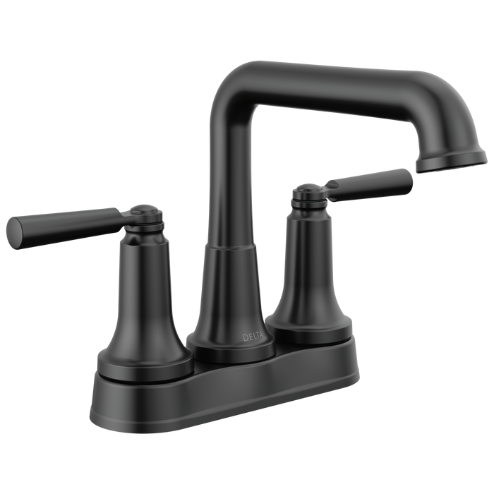 Delta Saylor 2536 Two Handle Tract-Pack Centerset Bathroom Faucet - Matte Black