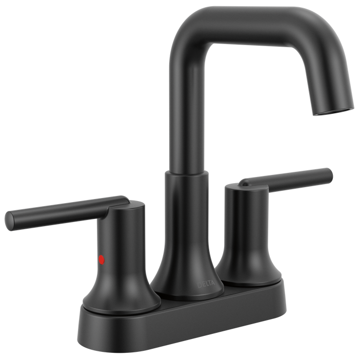 Delta Trinsic 2554 Centerset Bathroom Faucet - Matte Black