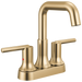 Delta Trinsic 2554 Centerset Bathroom Faucet - Champagne Bronze