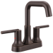 Delta Trinsic 2554 Centerset Bathroom Faucet - Venetian Bronze