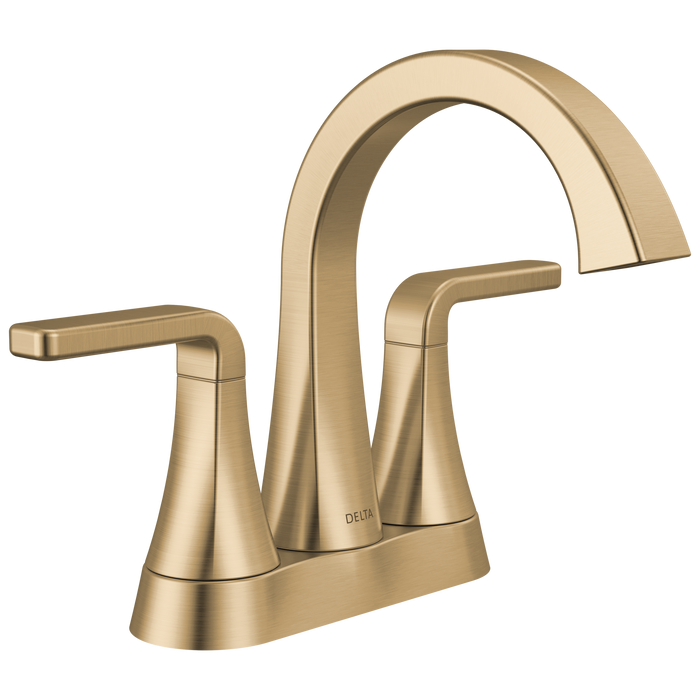 Delta Lineax 2562LF Two Handle Centerset Bathroom Faucet - Champagne Bronze