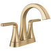 Delta Lineax 2562LF Two Handle Centerset Bathroom Faucet - Champagne Bronze